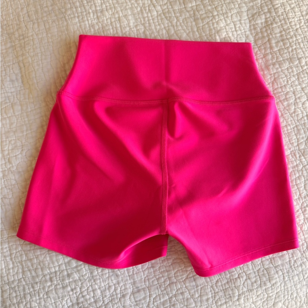 Alo High waist airlift shorts Hot Pink size Small - Picture 3 of 4